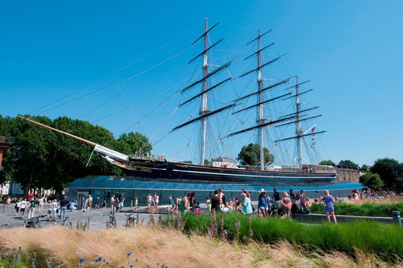 The Cutty Sark, the fastest ship of its era