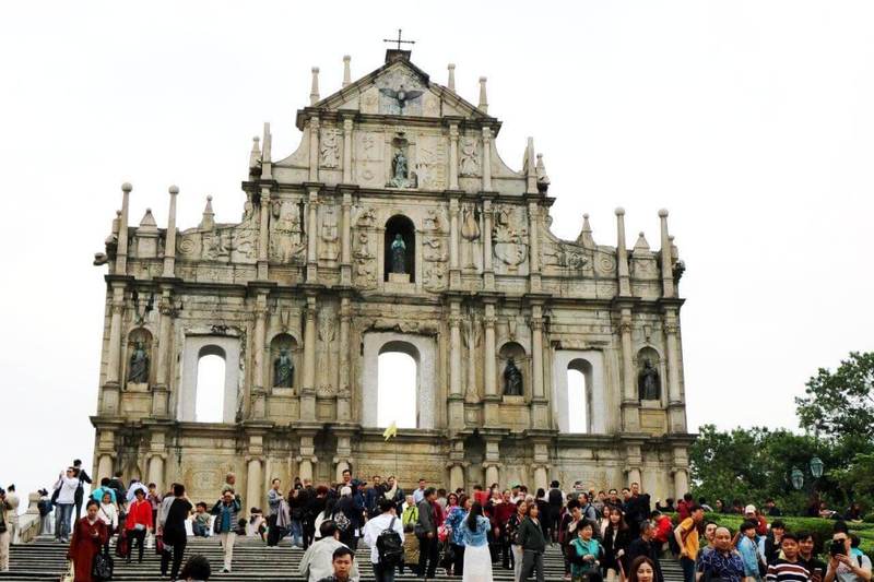 St Paul's church in Macao old town