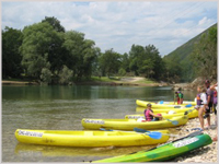 Kayaking on the river Sella