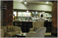The bar at the Hatherley Manor