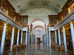 Library at Pannonhalma Monastery