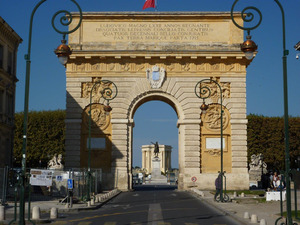 Montpelier Arc de Triomphe