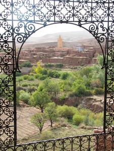 View of Ouarzazate from Le Temple des Arts