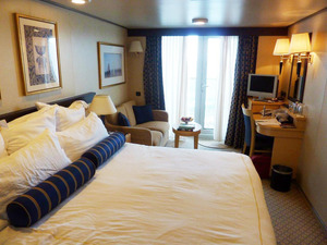 Our cabin - Queen Victoria - Cunard