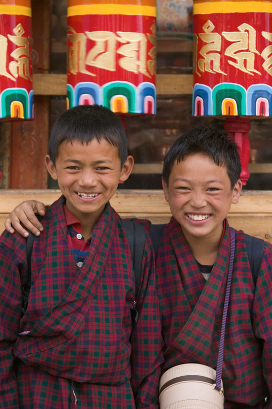Young boys, Thimpu