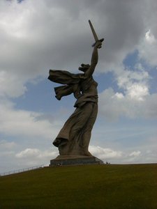 ‘Mother Russia’ Memorial Statue on the Mamaev Kurgan at Stalingrad