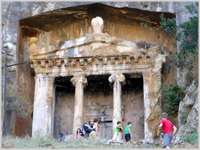 Amynthas Rock Tombs