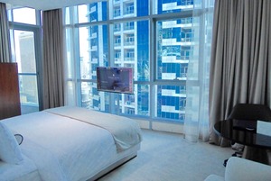 Bedroom area - InterContinental Dubai Marina
