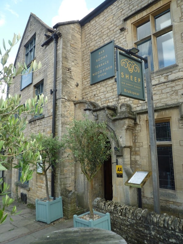 The 'Sheep on Sheep Street', Stow on the Wold