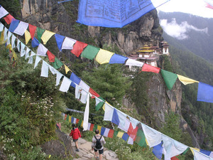 Prayer flags and almost there ...