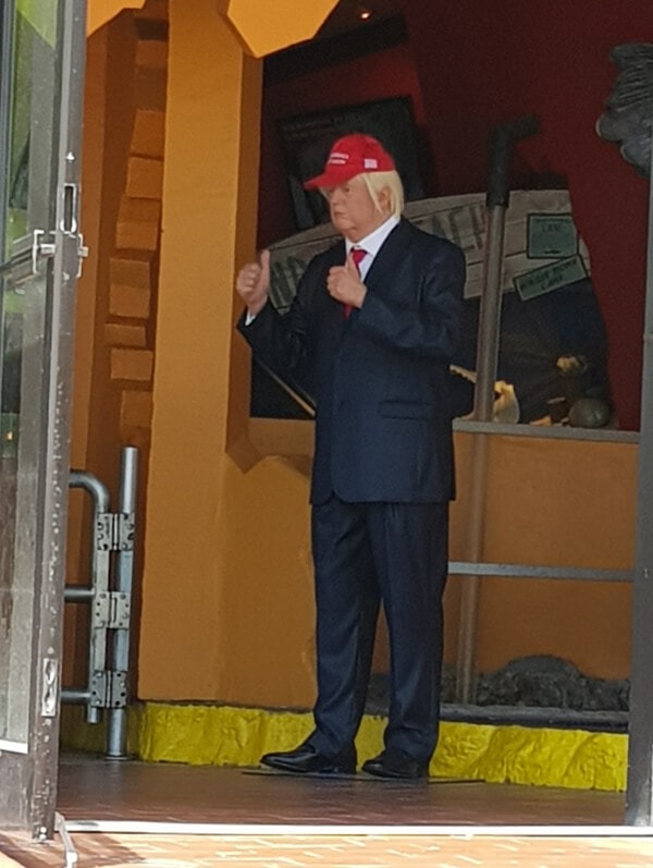 President Trump keeping door at Ripley's 'Believe it or Not'