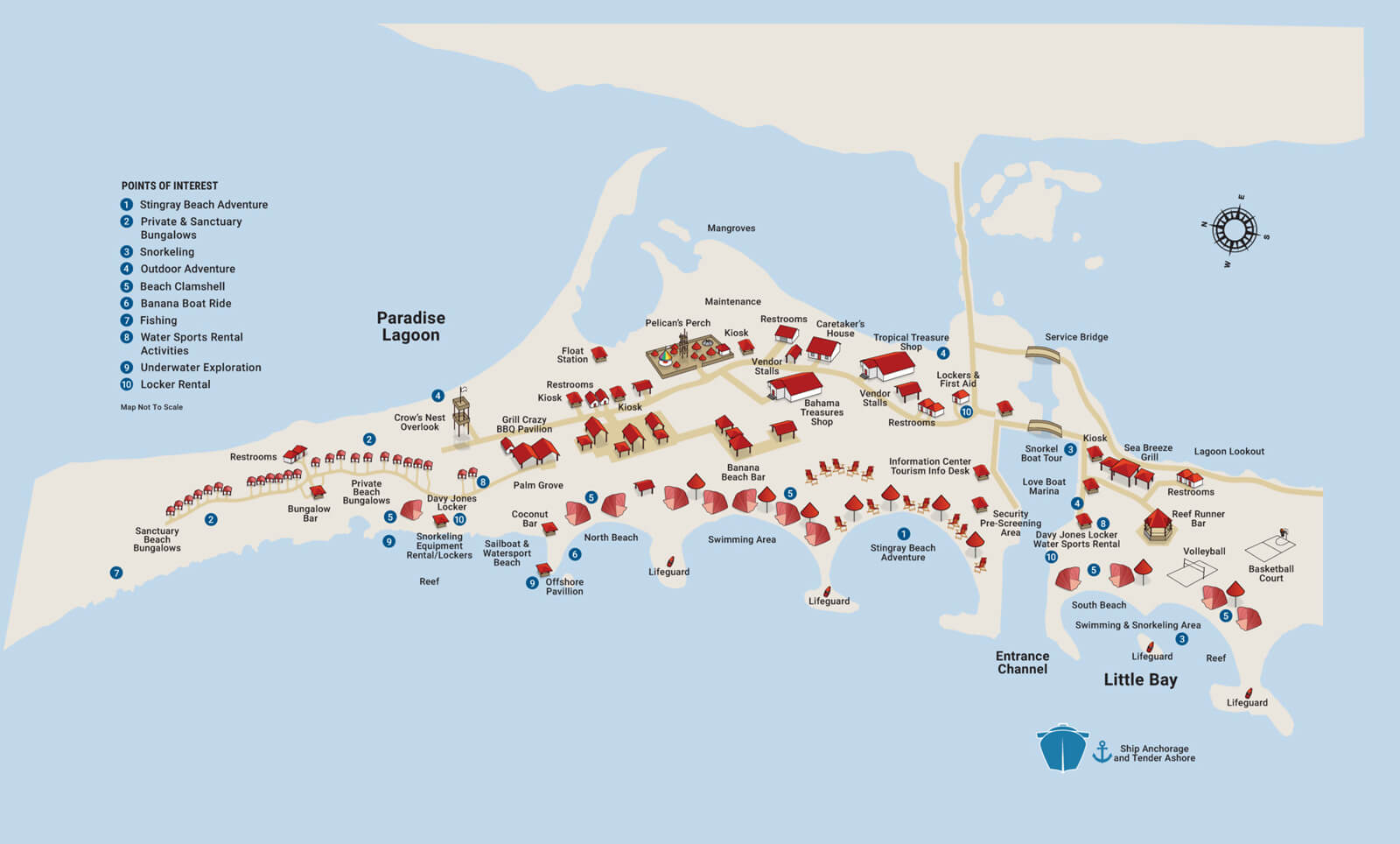 Silver Travel Explorers Club Princess Cays In The Bahamas With 