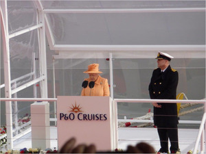 P&O Cruises Britannia naming ceremony