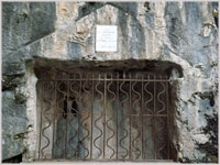 Empty tomb of St. Rocamadour