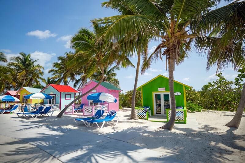 Beach bungalows, Princess Cays