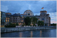 Reichstag as seen from across the Spree river
