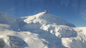 Swooping course down the Schilthorn