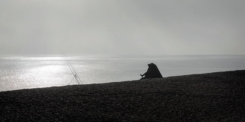 A fisherman gazes out to sea (courtesy Jane Moore)