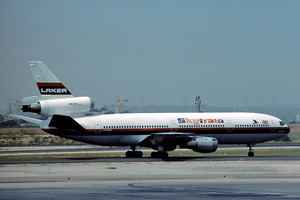 Laker Airways DC-10 by Eduard Marmet via Wikimedia Commons