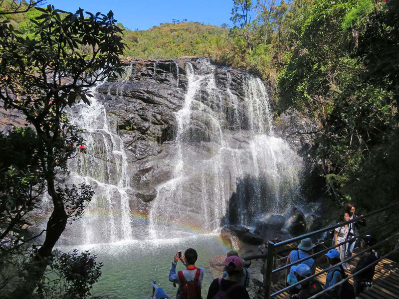 Baker's Falls, Horton Plains National Park Sri Lanka