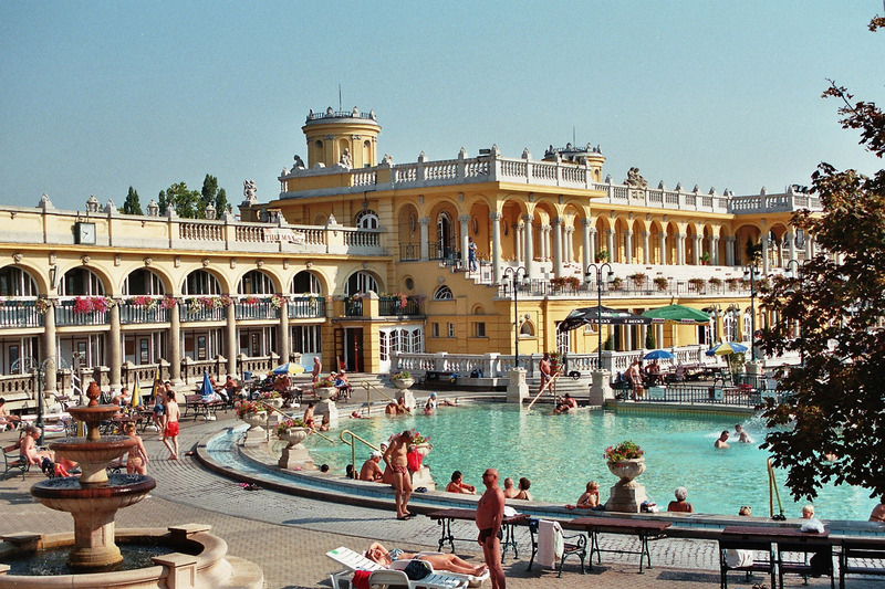 Szechenyi Baths - by Dguendel via Wikimedia Commons