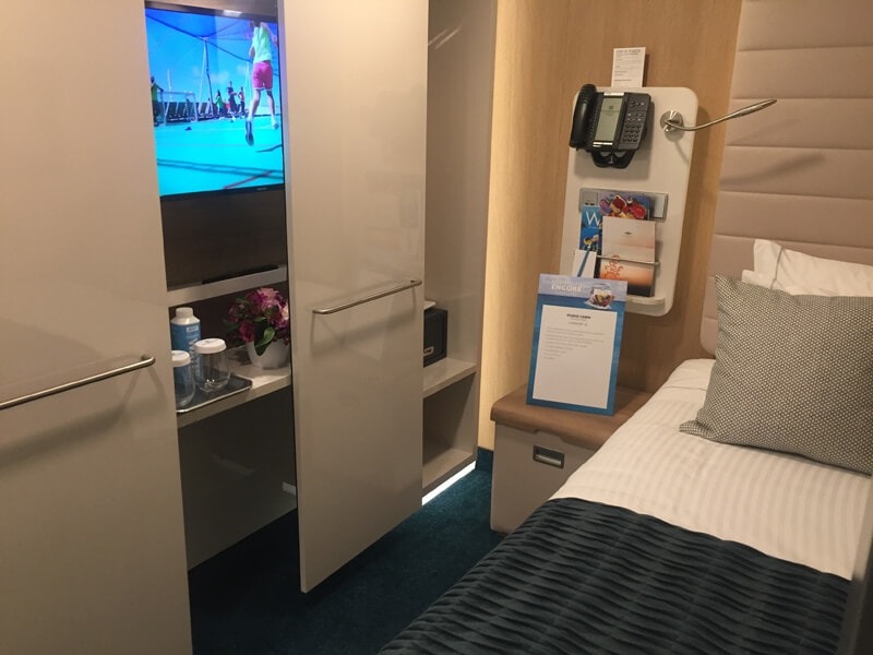 The Studio cabions for single travellers are compact but well-equipped