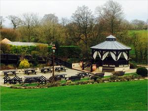 The wedding bandstand