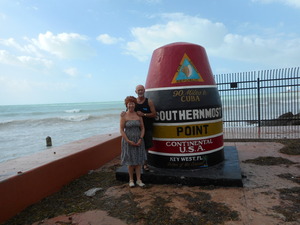 Trevor and Glynis at the Southernmost Resort Key West
