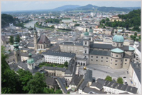 View of Salzburg from the Hohensalzburg Fortress