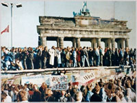 The fall of the Berlin Wall 1989