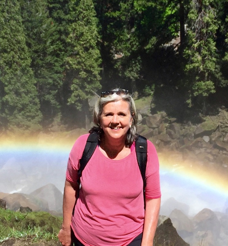 Hiking through rainbows - Yosemite National Park