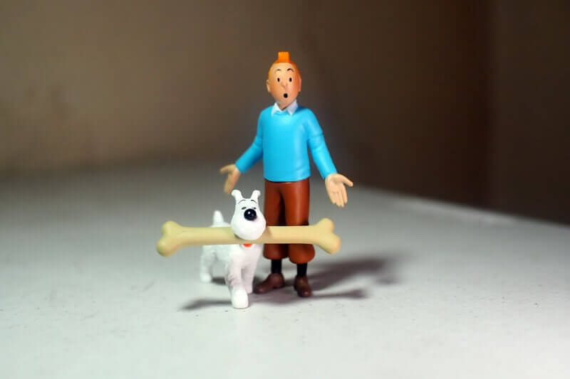 Tintin and his dog Snowy by Hergé