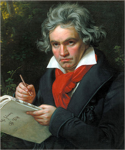 Ludwig van Beethoven - portrait by Joseph Karl Stieler 1820