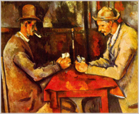 The Card Players by Cezanne, 1892