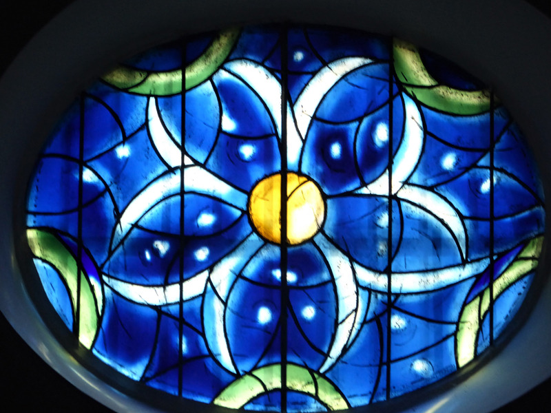 Chagall’s Blue Windows in St Stephan’s Church