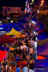 Night market in Kota Kinabalu