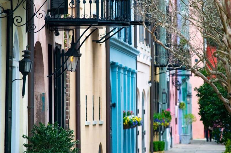 Rainbow Row, Charleston