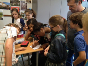 Children at Kortrijk school