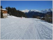 SNO-MO ... the beautifully-groomed and luxurious 'motorway' Bellecote piste