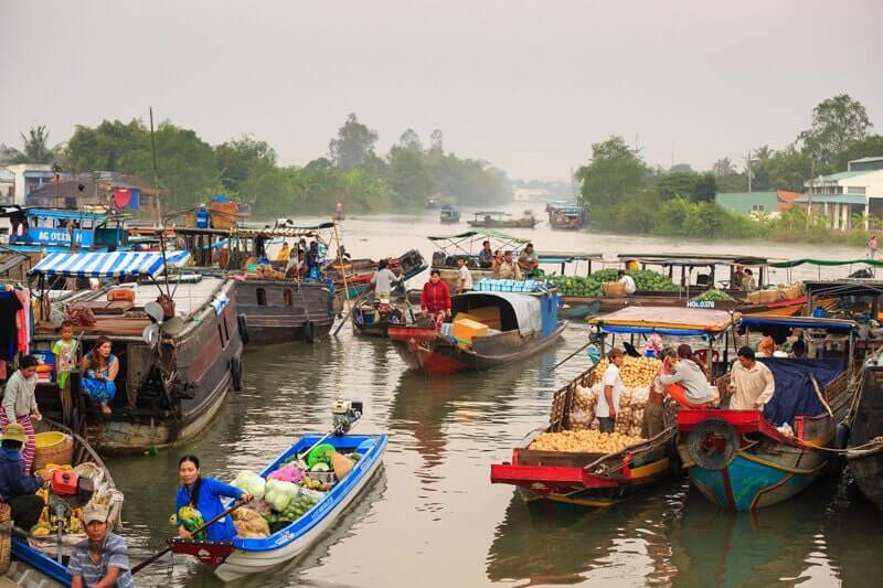 River market, Vietnam