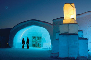 Icehotel entrance