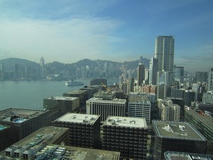 View towards Hong Kong Island from room 2517