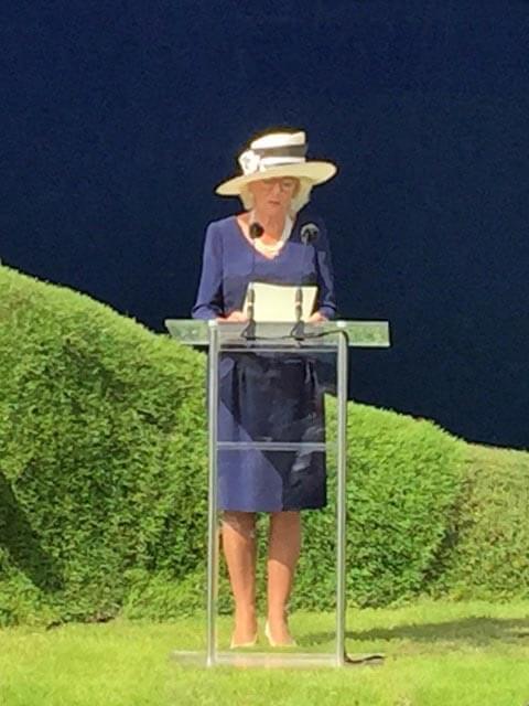 HRH Camilla, Duchess of Cornwall naming the ship