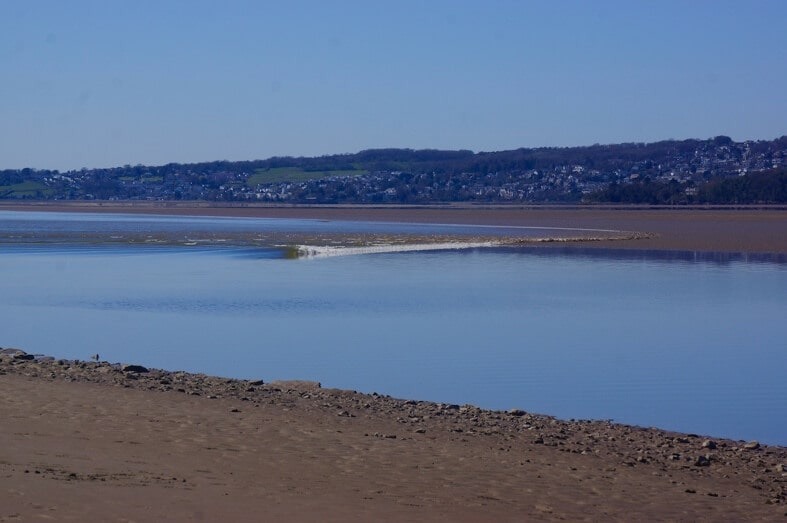 The Arnside Bore may be a natural phenomenon but is not hugely impressive