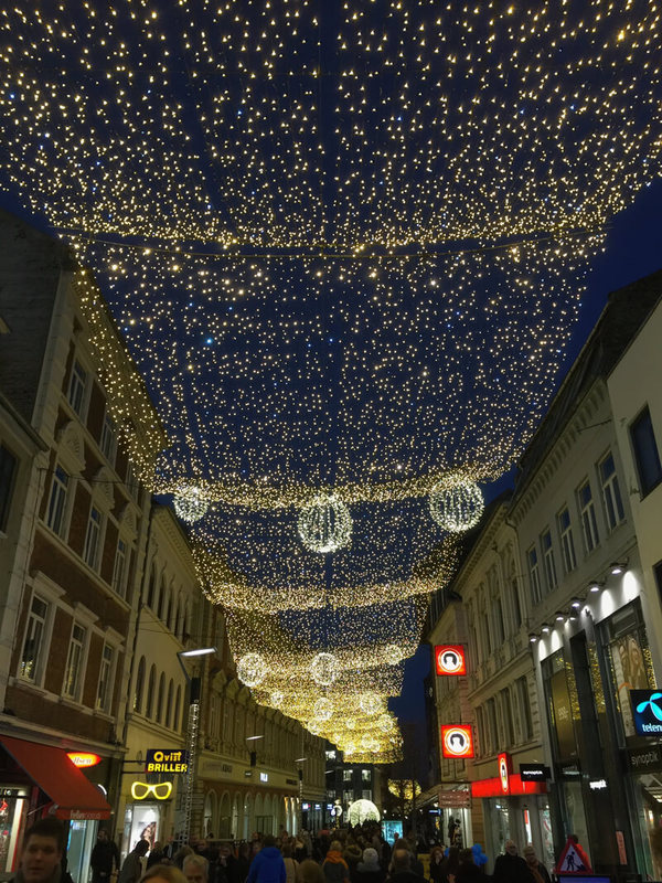 Christmas decorations in Aarhus