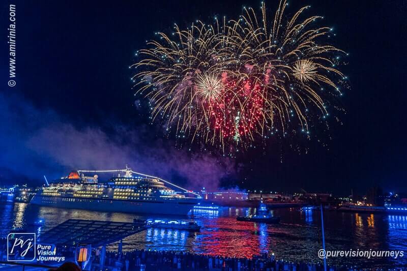 Hamburg Cruise Days fireworks