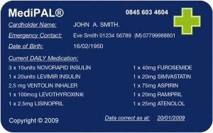 MediPAL Medical ID Cards