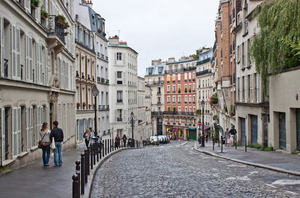 Cobbled streets of Montmartre