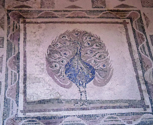 Mosaic peacock