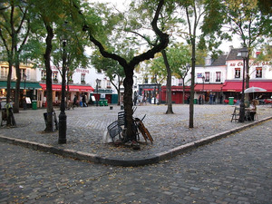 Place du Tertre in the morning